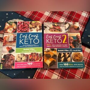 East Coast Keto Cookbook Set by - Colorful Edition